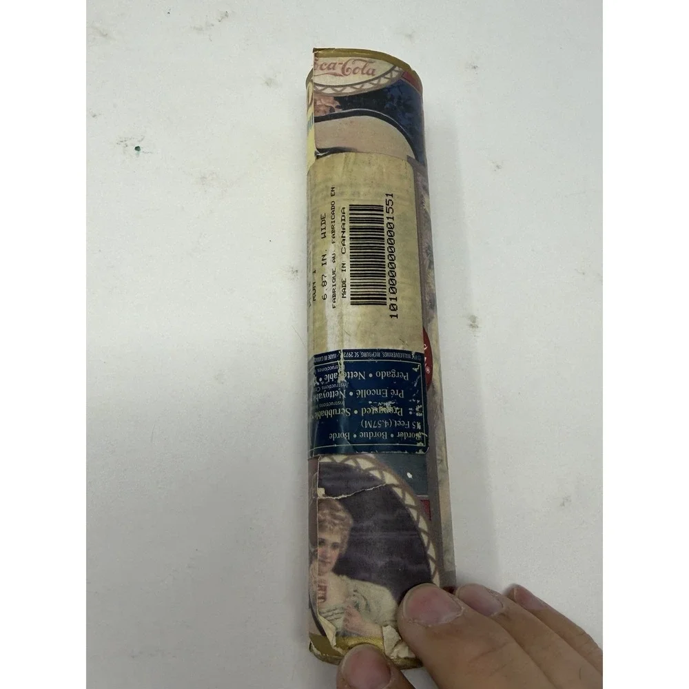 VTG Coca‎ Cola Wallpaper Border Victorian Ladies Nostalgia 15ft Roll 581756 NOS